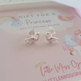 Children's dinosaur earrings