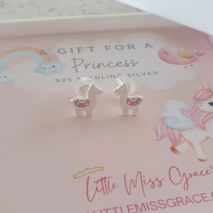 Children's alpaca earrings