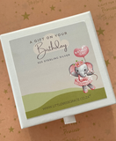 Keepsake Gift Box and Card - Birthday Girl (Can only be purchased with a baby bangle or jewellery item)