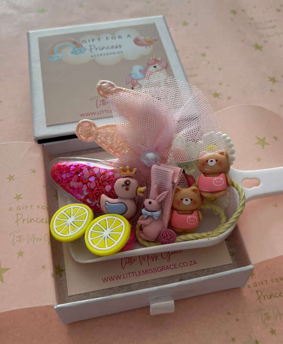 Surprize Scoop of Assorted Hair Accessories in a Gift Box, Gift for Girls, Age 3+