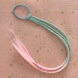 MG802 - Children's Fun Colourful Hair, Tie On Hair Band with Braids (Assorted Styles, Select from Options)