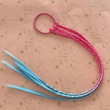 MG802 - Children's Fun Colourful Hair, Tie On Hair Band with Braids (Assorted Styles, Select from Options)