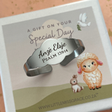 K4 - Personalized Baby Bangle with Special Day Gift Box, Hypoallergenic, Water & Tarnish Proof, Adjustable 0-5 Years, 125mm circumference (Manufacture Time: 3 DAYS)