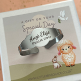 K4 - Personalized Baby Bangle with Special Day Gift Box, Hypoallergenic, Water & Tarnish Proof, Adjustable 0-5 Years, 125mm circumference (Manufacture Time: 3 DAYS)