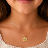 Personalized Kids name necklace, hypoallergenic, water and tarnish proof.