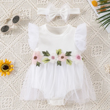 Baby Clothes Gift Set with Headband, Pink or White Assorted Sizes (Ready Time: 10-14 Days)