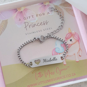 Personalized children's baby bracelet bangle