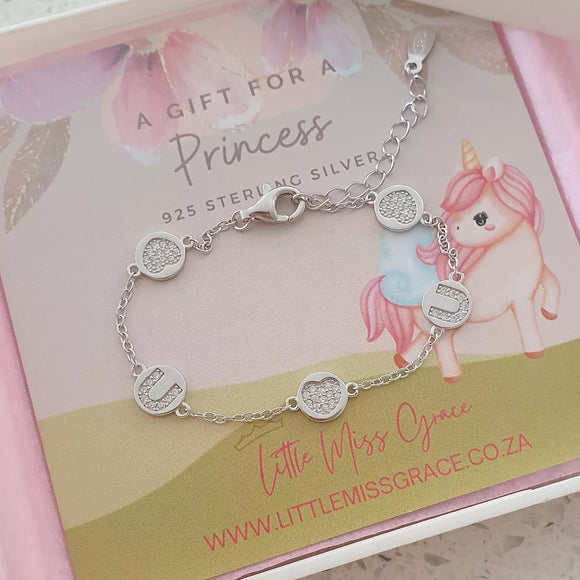 Children's silver bracelet