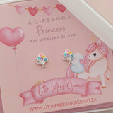 Children's balloon birthday earrings