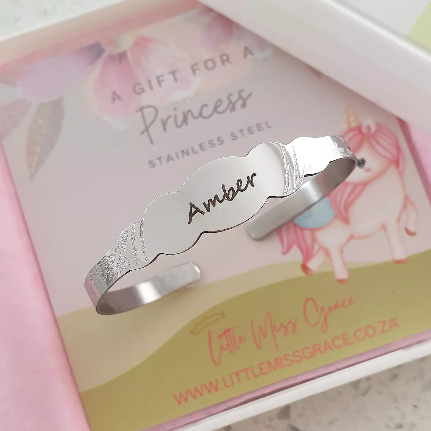 Personalized hot sale baby bangle