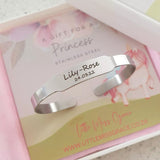 Personalized baby bangle