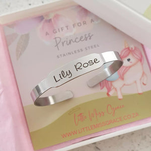 personalized baby bangle