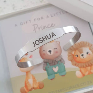 Personalized baby bangle for boys