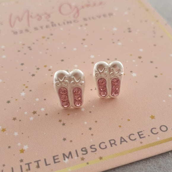 Children's ballerina earrings