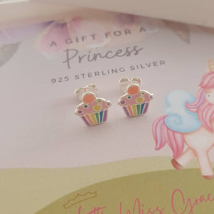 children's silver earrings